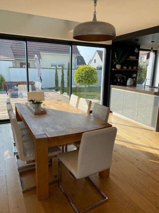 Maison D'Architecte Situee Sur La Route Des Vins Chatenois  Luaran gambar