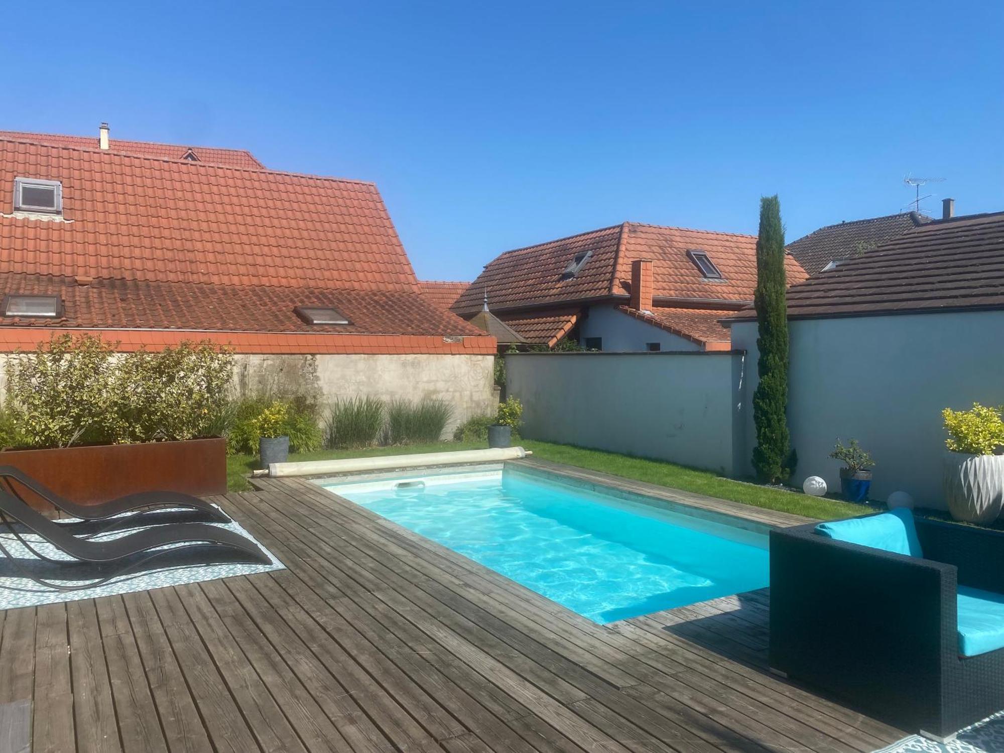Maison D'Architecte Situee Sur La Route Des Vins Chatenois  Luaran gambar