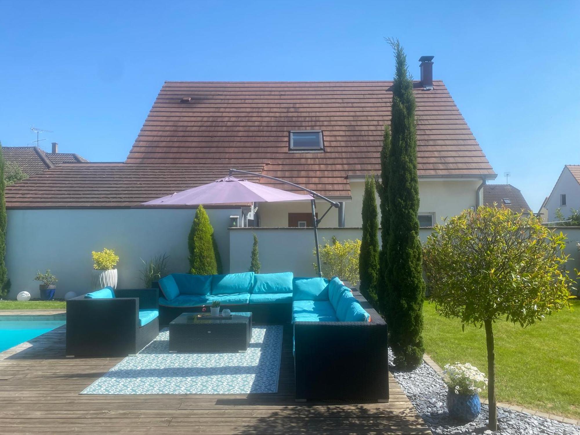 Maison D'Architecte Situee Sur La Route Des Vins Chatenois  Luaran gambar